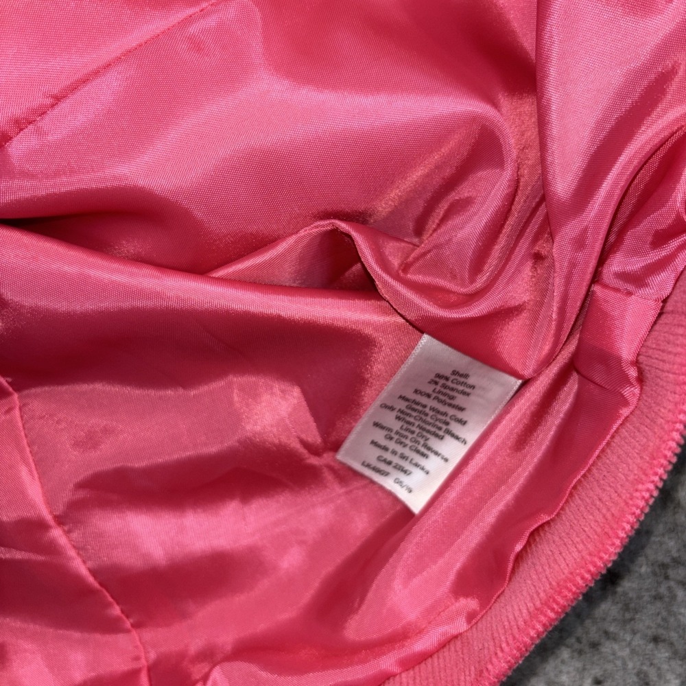 Talbots Corduroy Blazer Women's 16 Barbie‎ Pink Button Classic Preppy Minimalist - Picture 10 of 11